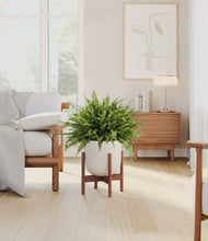 Load image into Gallery viewer, Natural Bamboo stand:dark
