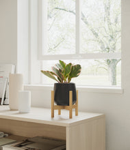 Load image into Gallery viewer, Black stand:bamboo