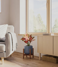 Load image into Gallery viewer, Deep Navy stand:walnut