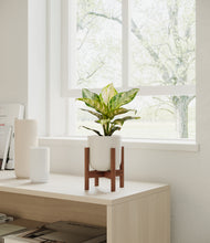 Load image into Gallery viewer, Natural Bamboo stand:dark