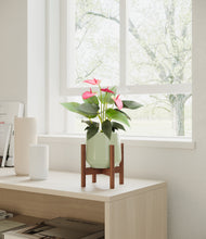 Load image into Gallery viewer, Turquoise stand:walnut