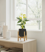 Load image into Gallery viewer, Black stand:bamboo
