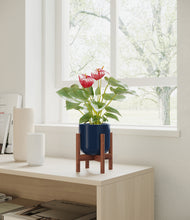 Load image into Gallery viewer, Twilight Blue stand:walnut