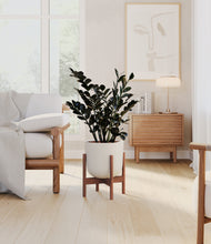 Load image into Gallery viewer, Natural Bamboo stand:walnut