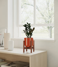 Load image into Gallery viewer, Glossy Red stand:walnut