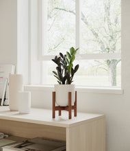 Load image into Gallery viewer, Natural Bamboo stand:walnut