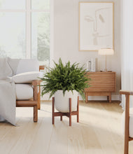 Load image into Gallery viewer, Natural Bamboo stand:walnut
