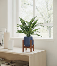 Load image into Gallery viewer, Deep Navy stand:walnut