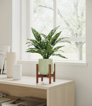 Load image into Gallery viewer, Turquoise stand:walnut