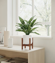 Load image into Gallery viewer, White stand:walnut