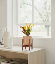 Load image into Gallery viewer, Glossy Pink stand:walnut