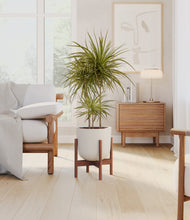 Load image into Gallery viewer, Natural Bamboo stand:walnut