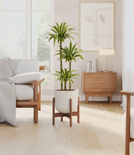 Load image into Gallery viewer, Natural Bamboo stand:walnut