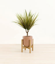 Load image into Gallery viewer, Hammered Peach Pink stand:bamboo