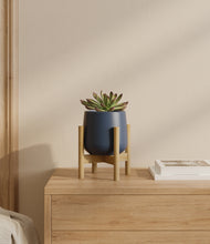 Load image into Gallery viewer, Deep Navy stand:bamboo