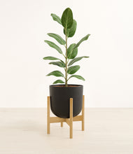 Load image into Gallery viewer, Stone Black stand:bamboo