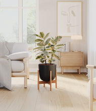 Load image into Gallery viewer, Stone Black stand:bamboo