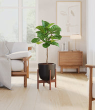 Load image into Gallery viewer, Stone Black stand:walnut