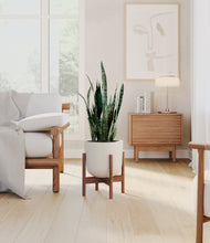 Load image into Gallery viewer, Natural Bamboo stand:walnut