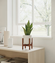 Load image into Gallery viewer, Natural Bamboo stand:walnut