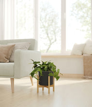 Load image into Gallery viewer, Black stand:bamboo