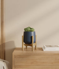 Load image into Gallery viewer, Deep Navy stand:bamboo