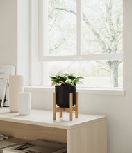 Load image into Gallery viewer, Stone Black stand:bamboo