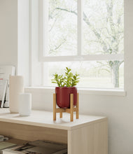Load image into Gallery viewer, Striped Cherry Red stand:bamboo