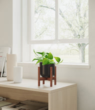 Load image into Gallery viewer, Stone Black stand:walnut