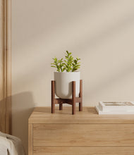 Load image into Gallery viewer, Natural Bamboo stand:walnut