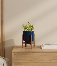 Load image into Gallery viewer, Twilight Blue stand:walnut