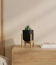 Load image into Gallery viewer, Stone Black stand:bamboo