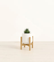 Load image into Gallery viewer, White stand:bamboo