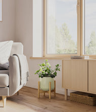 Load image into Gallery viewer, Turquoise stand:bamboo