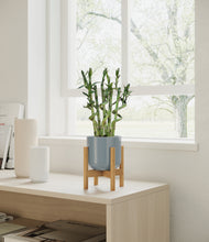 Load image into Gallery viewer, Misty Blue stand:bamboo