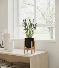 Load image into Gallery viewer, Stone Black stand:bamboo
