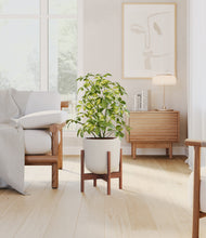 Load image into Gallery viewer, Natural Bamboo stand:walnut