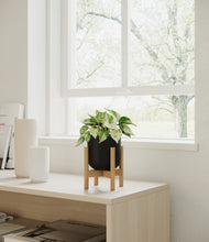 Load image into Gallery viewer, Stone Black stand:bamboo