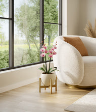 Load image into Gallery viewer, Shiny EggWhite stand:bamboo