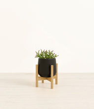 Load image into Gallery viewer, Black stand:bamboo