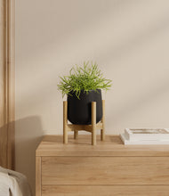 Load image into Gallery viewer, Black stand:bamboo