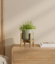 Load image into Gallery viewer, Turquoise stand:bamboo