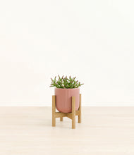 Load image into Gallery viewer, Striped Rose Pink stand:bamboo