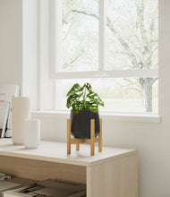 Load image into Gallery viewer, Black stand:bamboo