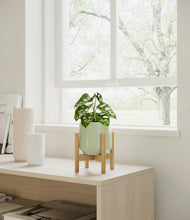 Load image into Gallery viewer, Turquoise stand:bamboo
