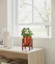 Load image into Gallery viewer, Glossy Red stand:walnut