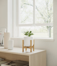 Load image into Gallery viewer, White stand:bamboo