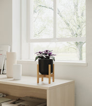 Load image into Gallery viewer, Stone Black stand:bamboo