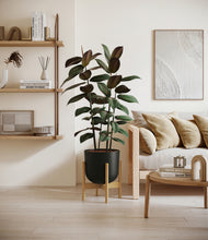 Load image into Gallery viewer, Stone Black stand:bamboo