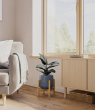 Load image into Gallery viewer, Deep Navy stand:bamboo